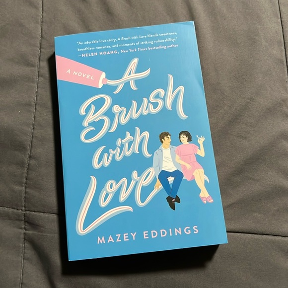 Barnes & Noble Other - a brush with love by mazey eddings - paperback romcom book